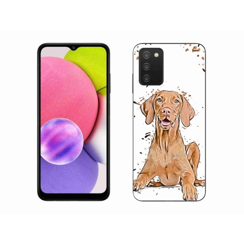 Gelový kryt mmCase na mobil Samsung Galaxy A03s (166.6 x 75.9 x 9.1) - maďar