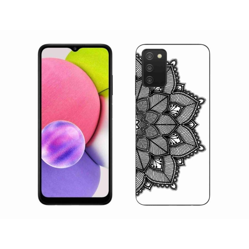 Gelový kryt mmCase na mobil Samsung Galaxy A03s (166.6 x 75.9 x 9.1) - mandala