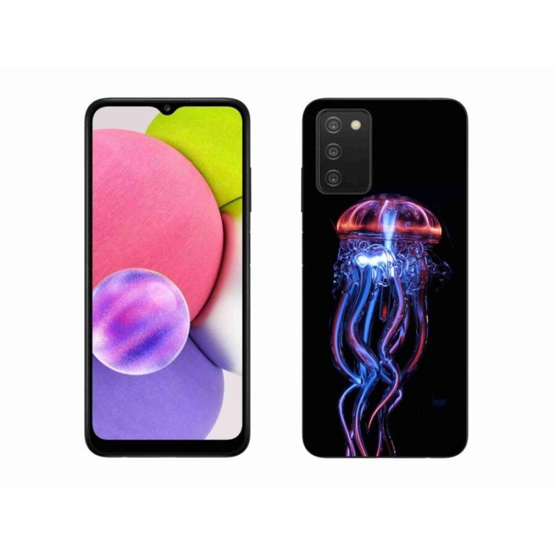 Gelový kryt mmCase na mobil Samsung Galaxy A03s (166.6 x 75.9 x 9.1) - medúza