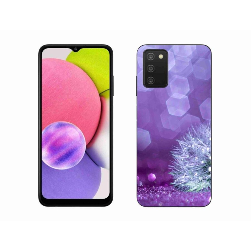 Gelový kryt mmCase na mobil Samsung Galaxy A03s (166.6 x 75.9 x 9.1) - odkvetlá pampeliška 2