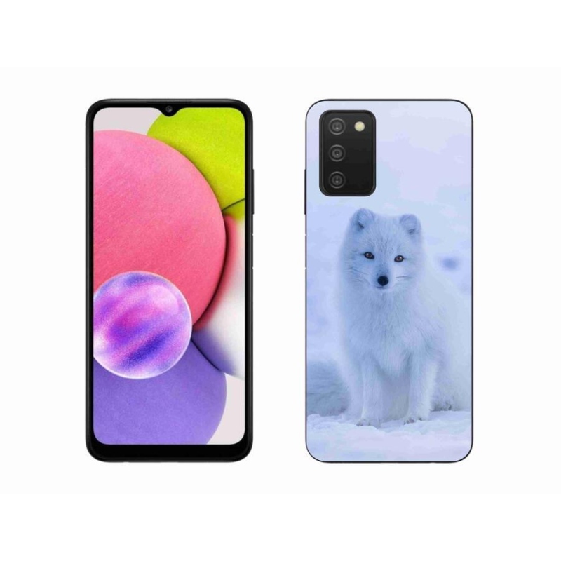 Gelový kryt mmCase na mobil Samsung Galaxy A03s (166.6 x 75.9 x 9.1) - polární liška