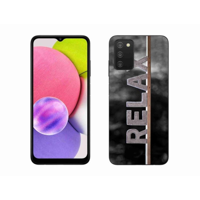 Gelový kryt mmCase na mobil Samsung Galaxy A03s (166.6 x 75.9 x 9.1) - relax 1