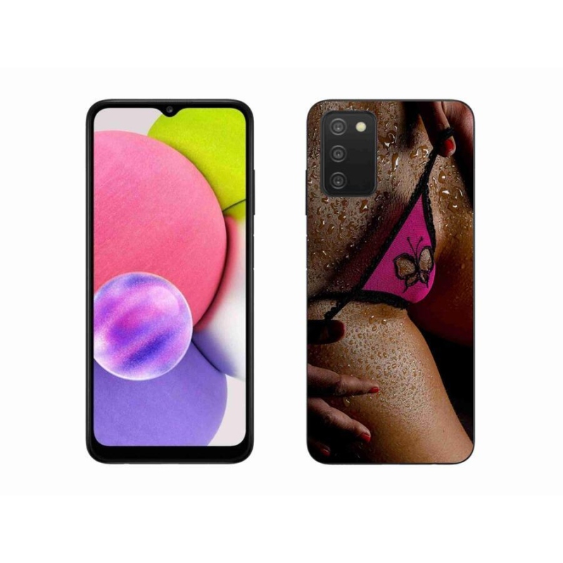 Gelový kryt mmCase na mobil Samsung Galaxy A03s (166.6 x 75.9 x 9.1) - sexy žena