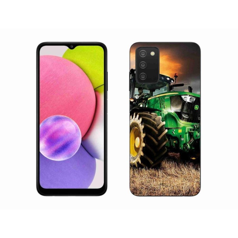 Gelový kryt mmCase na mobil Samsung Galaxy A03s (166.6 x 75.9 x 9.1) - traktor
