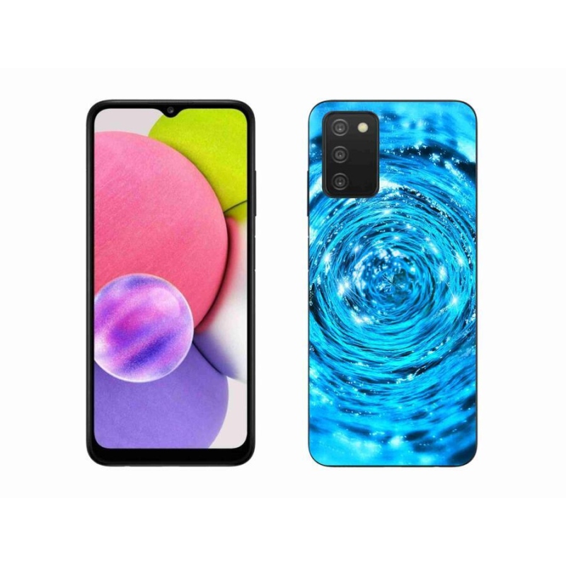 Gelový kryt mmCase na mobil Samsung Galaxy A03s (166.6 x 75.9 x 9.1) - vodní vír