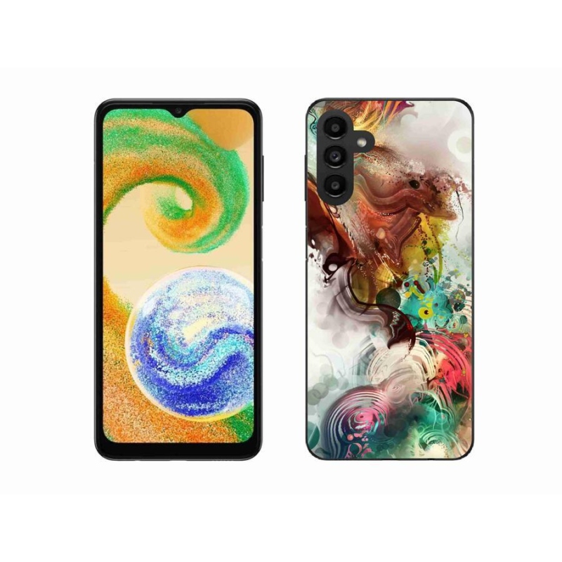 Gelový kryt mmCase na mobil Samsung Galaxy A04s (164.7x76.7x9.1mm) - abstrakt 1