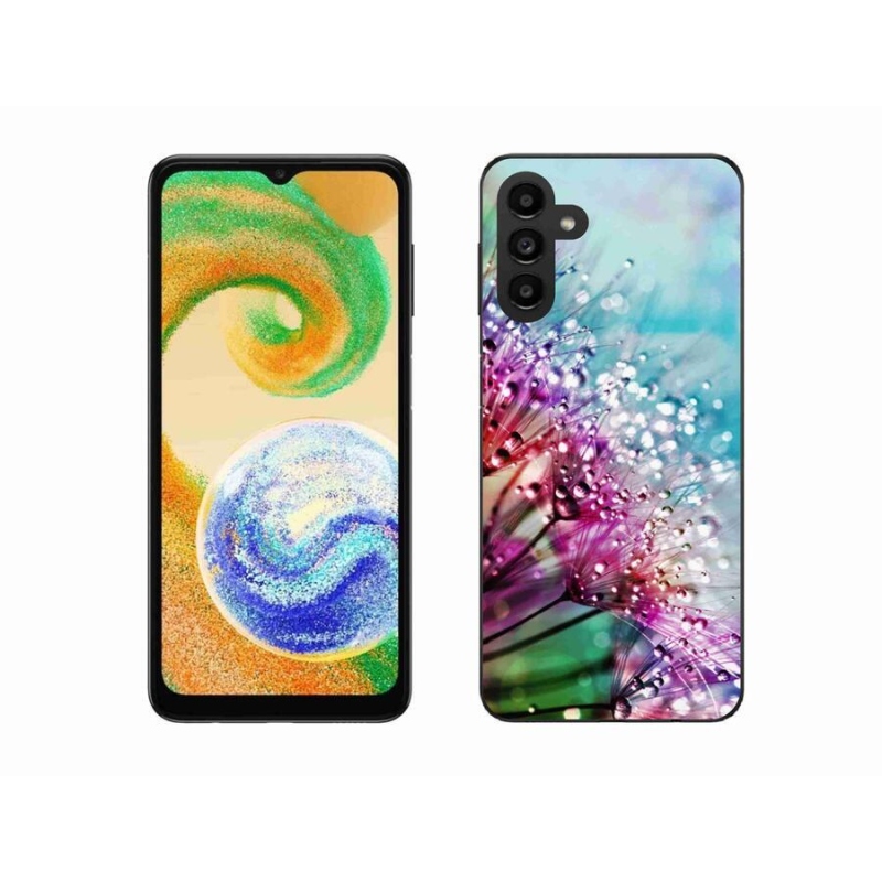 Gelový kryt mmCase na mobil Samsung Galaxy A04s (164.7x76.7x9.1mm) - barevné květy