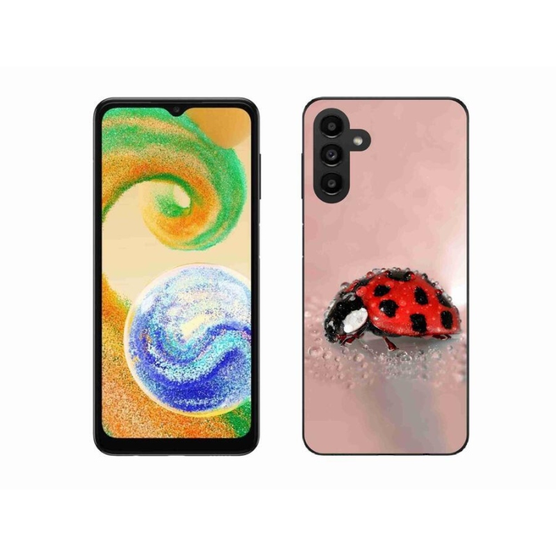 Gelový kryt mmCase na mobil Samsung Galaxy A04s (164.7x76.7x9.1mm) - beruška