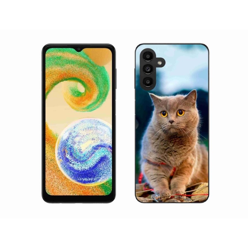 Gelový kryt mmCase na mobil Samsung Galaxy A04s (164.7x76.7x9.1mm) - britská modrá 2
