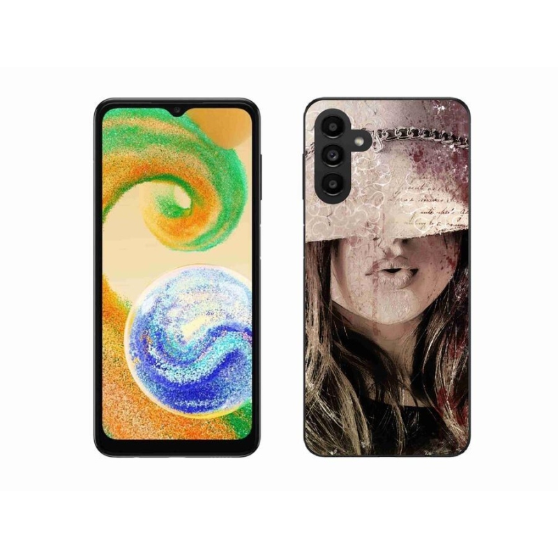 Gelový kryt mmCase na mobil Samsung Galaxy A04s (164.7x76.7x9.1mm) - dívka