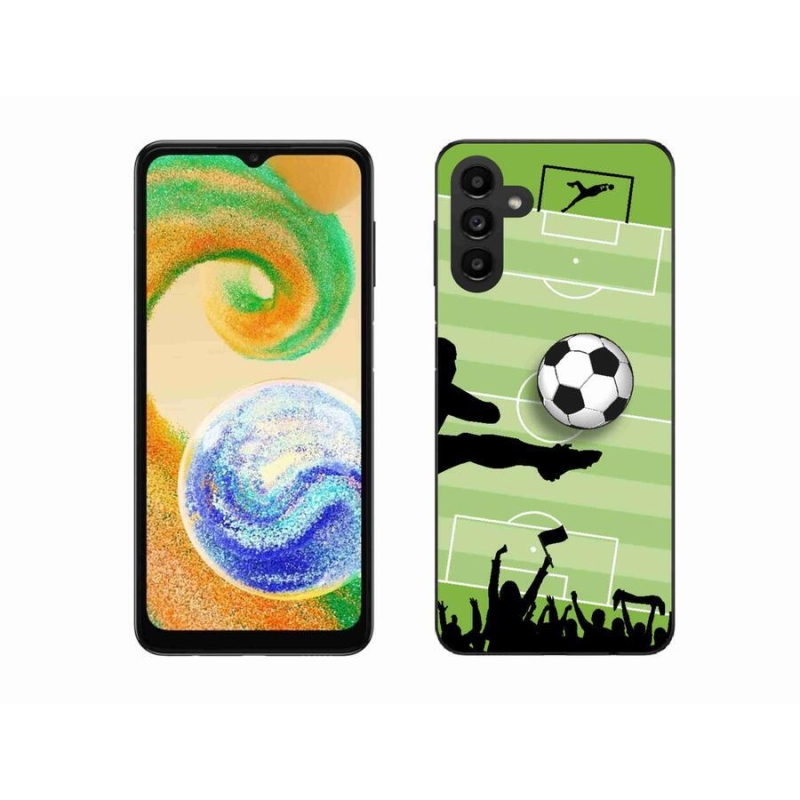 Gelový kryt mmCase na mobil Samsung Galaxy A04s (164.7x76.7x9.1mm) - fotbal 3