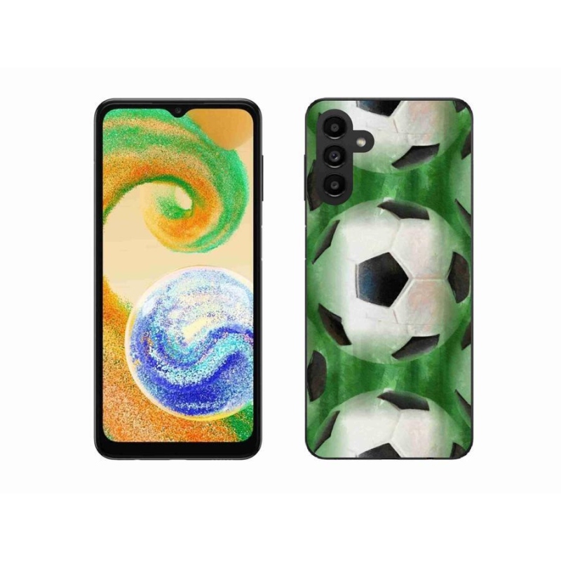 Gelový kryt mmCase na mobil Samsung Galaxy A04s (164.7x76.7x9.1mm) - fotbalový míč