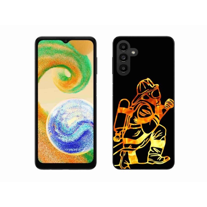 Gelový kryt mmCase na mobil Samsung Galaxy A04s (164.7x76.7x9.1mm) - hasič 1