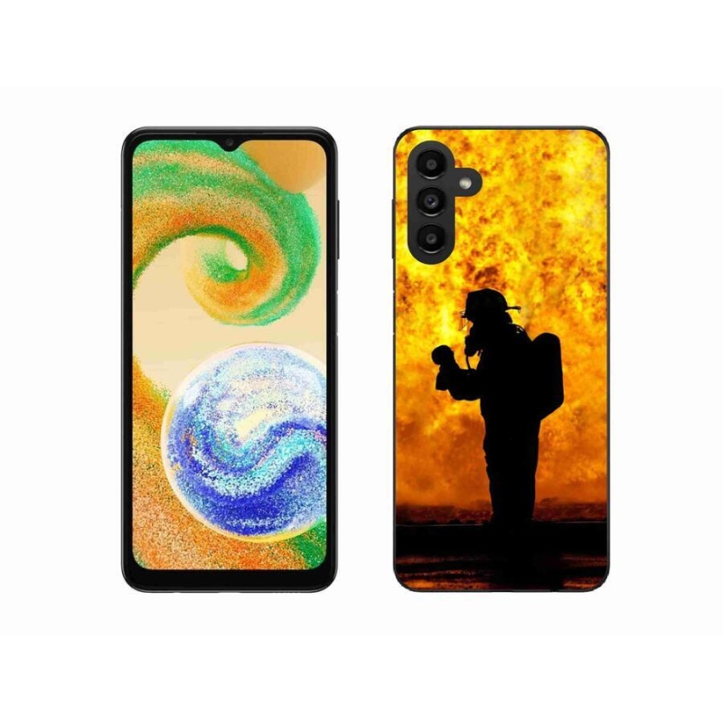 Gelový kryt mmCase na mobil Samsung Galaxy A04s (164.7x76.7x9.1mm) - hasič