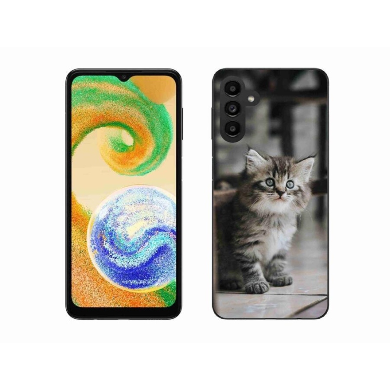 Gelový kryt mmCase na mobil Samsung Galaxy A04s (164.7x76.7x9.1mm) - koťátko