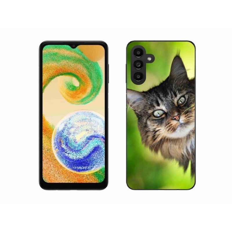 Gelový kryt mmCase na mobil Samsung Galaxy A04s (164.7x76.7x9.1mm) - kočka 3