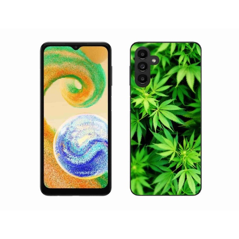 Gelový kryt mmCase na mobil Samsung Galaxy A04s (164.7x76.7x9.1mm) - konopí 3