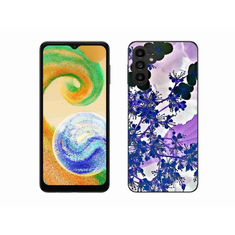 Gelový kryt mmCase na mobil Samsung Galaxy A04s (164.7x76.7x9.1mm) - květ hortenzie