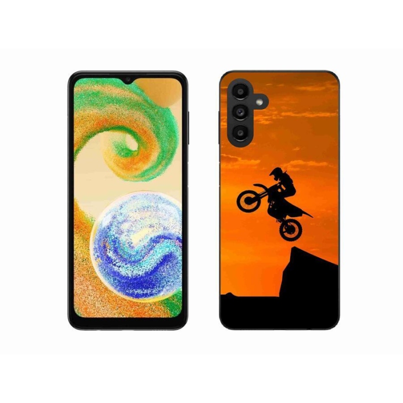 Gelový kryt mmCase na mobil Samsung Galaxy A04s (164.7x76.7x9.1mm) - motocross