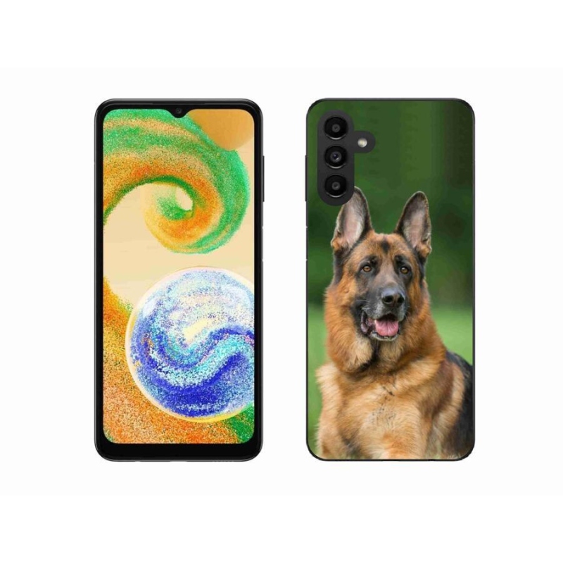 Gelový kryt mmCase na mobil Samsung Galaxy A04s (164.7x76.7x9.1mm) - německý ovčák