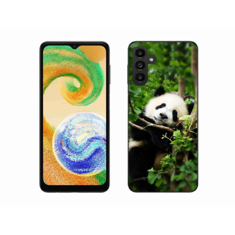 Gelový kryt mmCase na mobil Samsung Galaxy A04s (164.7x76.7x9.1mm) - panda