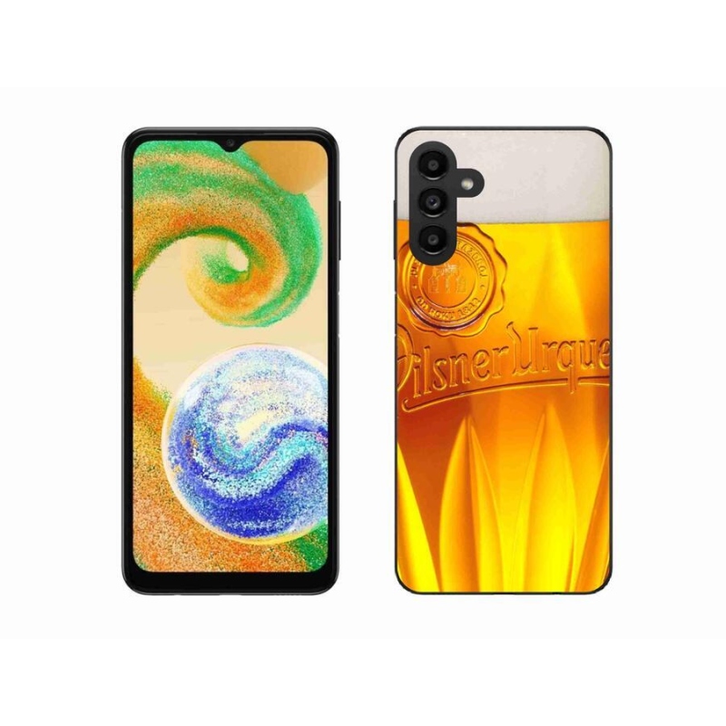 Gelový kryt mmCase na mobil Samsung Galaxy A04s (164.7x76.7x9.1mm) - pivo
