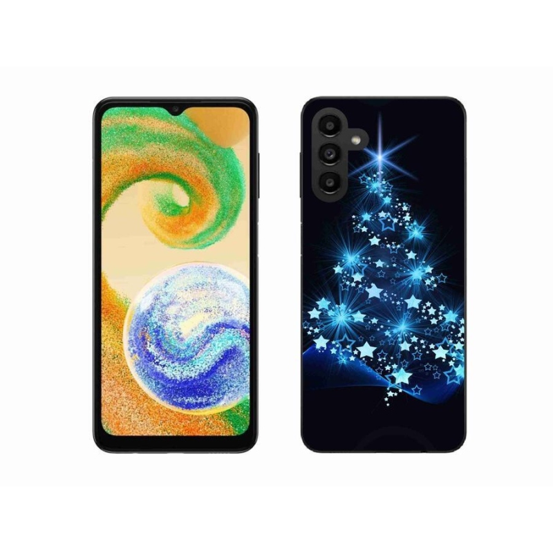 Gelový kryt mmCase na mobil Samsung Galaxy A04s (164.7x76.7x9.1mm) - vánoční stromek