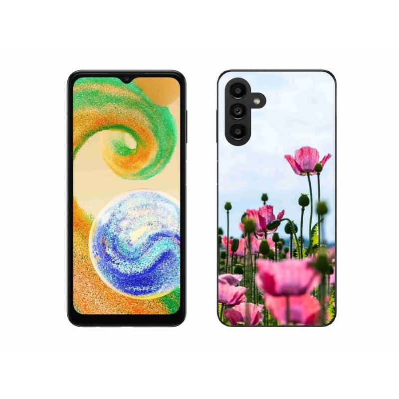 Gelový kryt mmCase na mobil Samsung Galaxy A04s (164.7x76.7x9.1mm) - vlčí mák