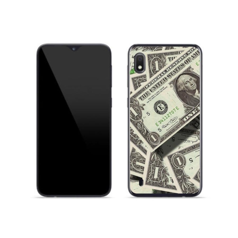 Gelový kryt mmCase na mobil Samsung Galaxy A10 - americký dolar