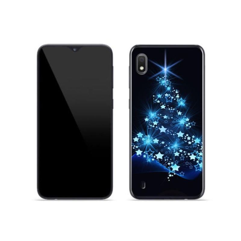 Gelový kryt mmCase na mobil Samsung Galaxy A10 - vánoční stromek