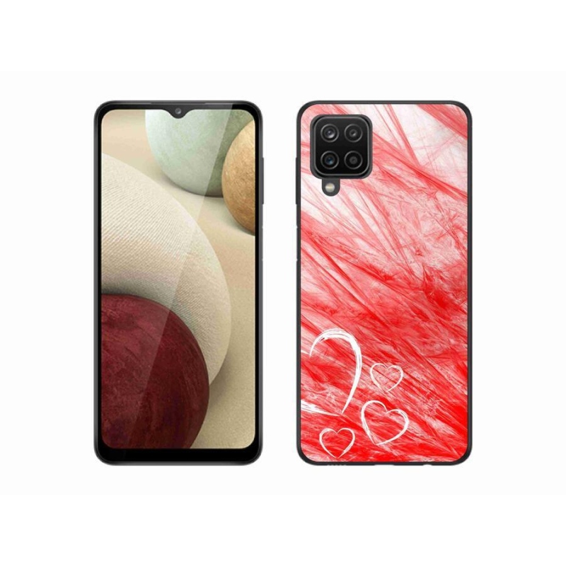 Gelový kryt mmCase na mobil Samsung Galaxy A12 - heart