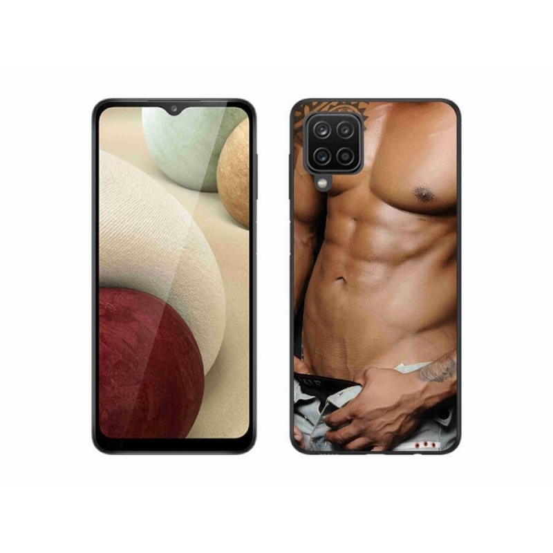 Gelový kryt mmCase na mobil Samsung Galaxy A12 - sexy muž