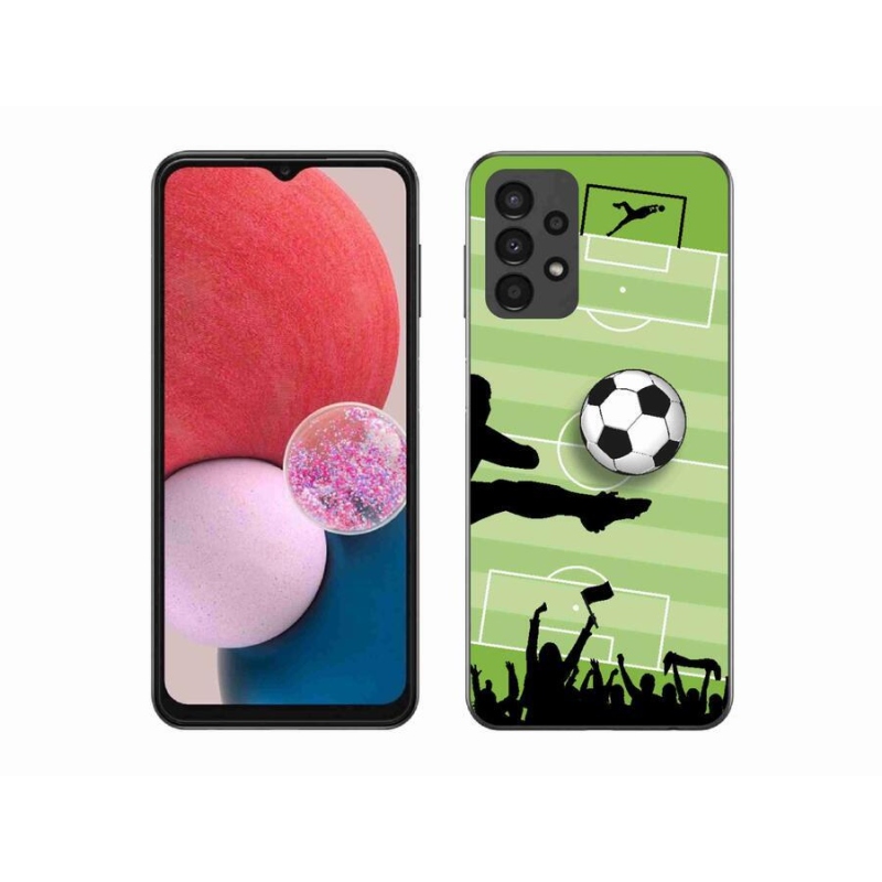 Gelový kryt mmCase na mobil Samsung Galaxy A13 4G - fotbal 3
