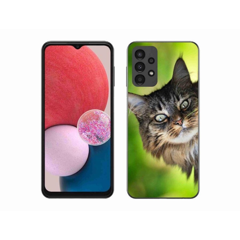 Gelový kryt mmCase na mobil Samsung Galaxy A13 4G - kočka 3