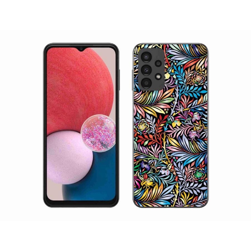 Gelový kryt mmCase na mobil Samsung Galaxy A13 4G - květiny 5