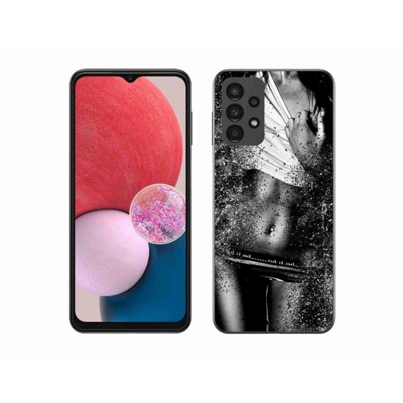 Gelový kryt mmCase na mobil Samsung Galaxy A13 4G - sexy žena 1