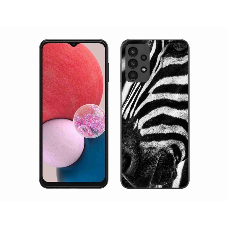 Gelový kryt mmCase na mobil Samsung Galaxy A13 4G - zebra