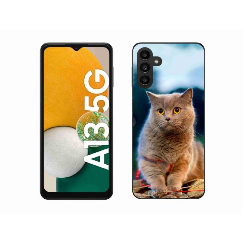 Gelový kryt mmCase na mobil Samsung Galaxy A13 5G - britská modrá 2