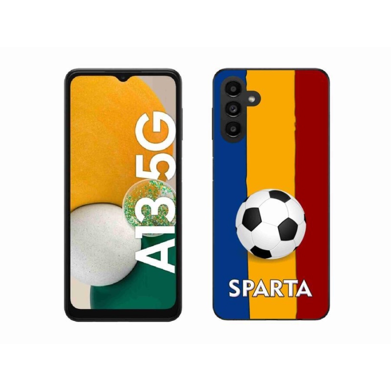 Gelový kryt mmCase na mobil Samsung Galaxy A13 5G - fotbal 1