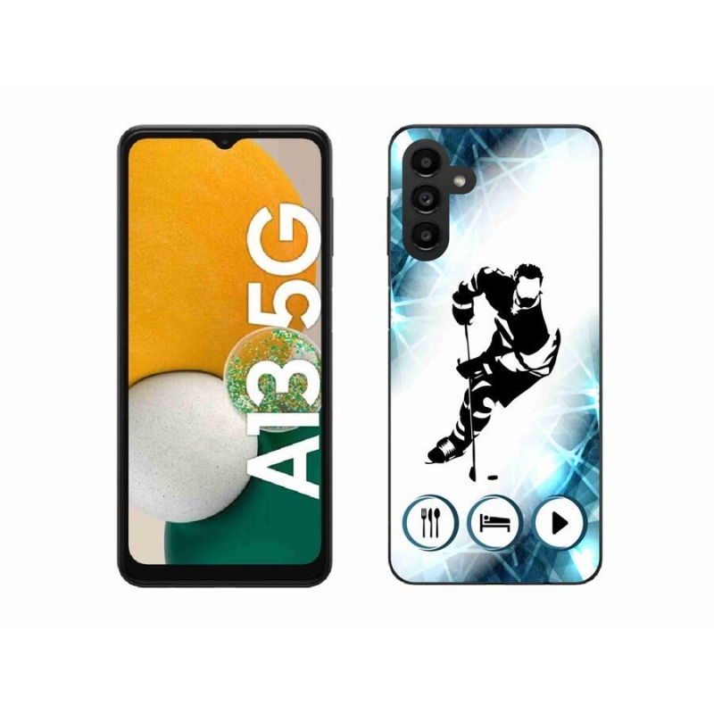 Gelový kryt mmCase na mobil Samsung Galaxy A13 5G - hokej 1