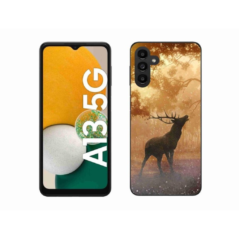 Gelový kryt mmCase na mobil Samsung Galaxy A13 5G - jelen v říji