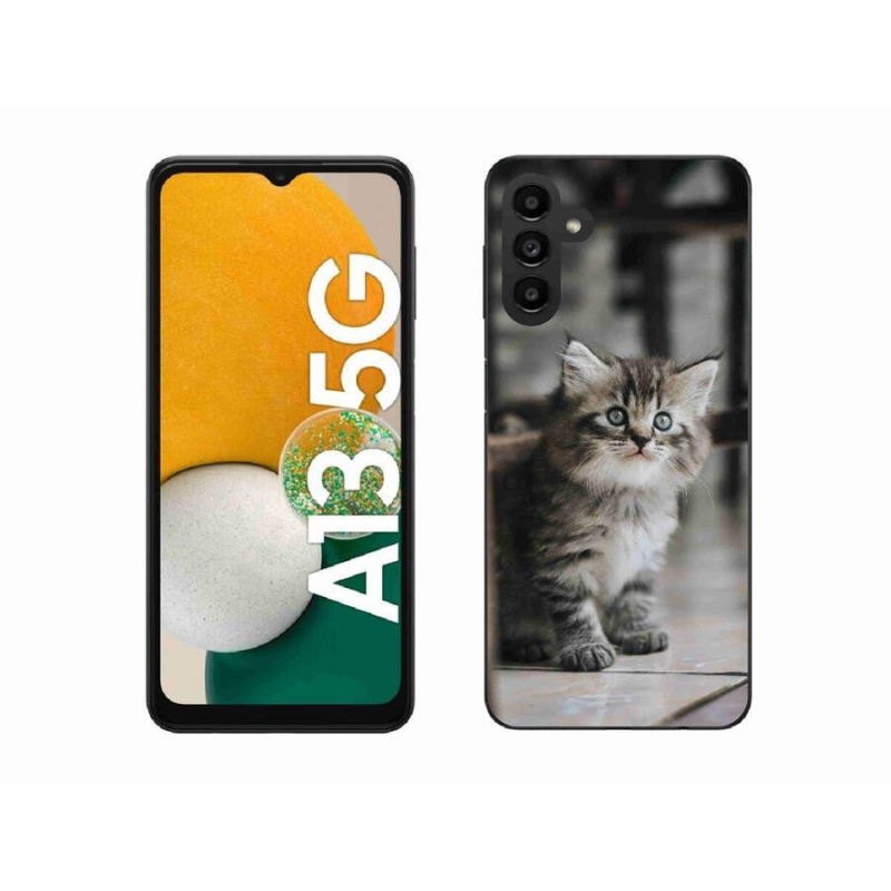 Gelový kryt mmCase na mobil Samsung Galaxy A13 5G - koťátko