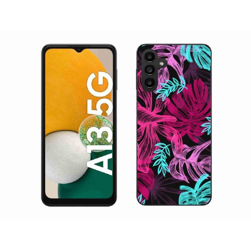 Gelový kryt mmCase na mobil Samsung Galaxy A13 5G - květiny 1
