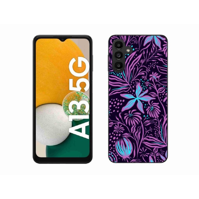 Gelový kryt mmCase na mobil Samsung Galaxy A13 5G - květiny 2