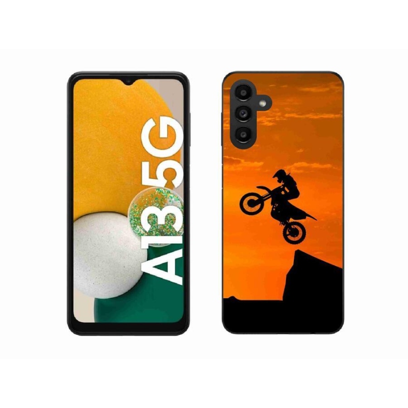 Gelový kryt mmCase na mobil Samsung Galaxy A13 5G - motocross
