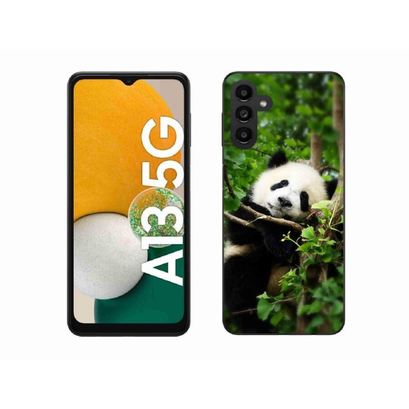 Gelový kryt mmCase na mobil Samsung Galaxy A13 5G - panda