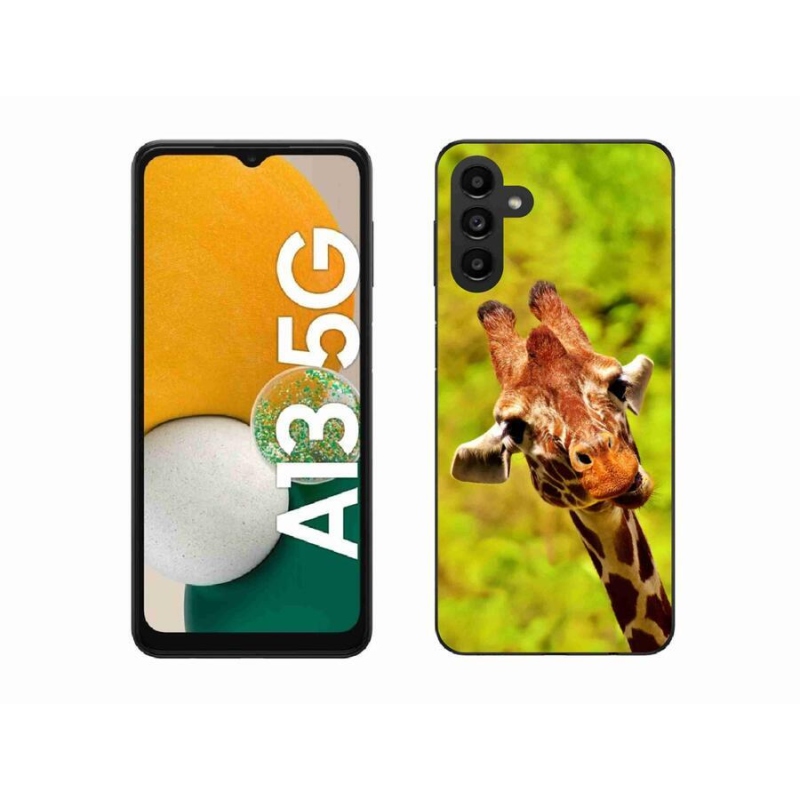 Gelový kryt mmCase na mobil Samsung Galaxy A13 5G - žirafa
