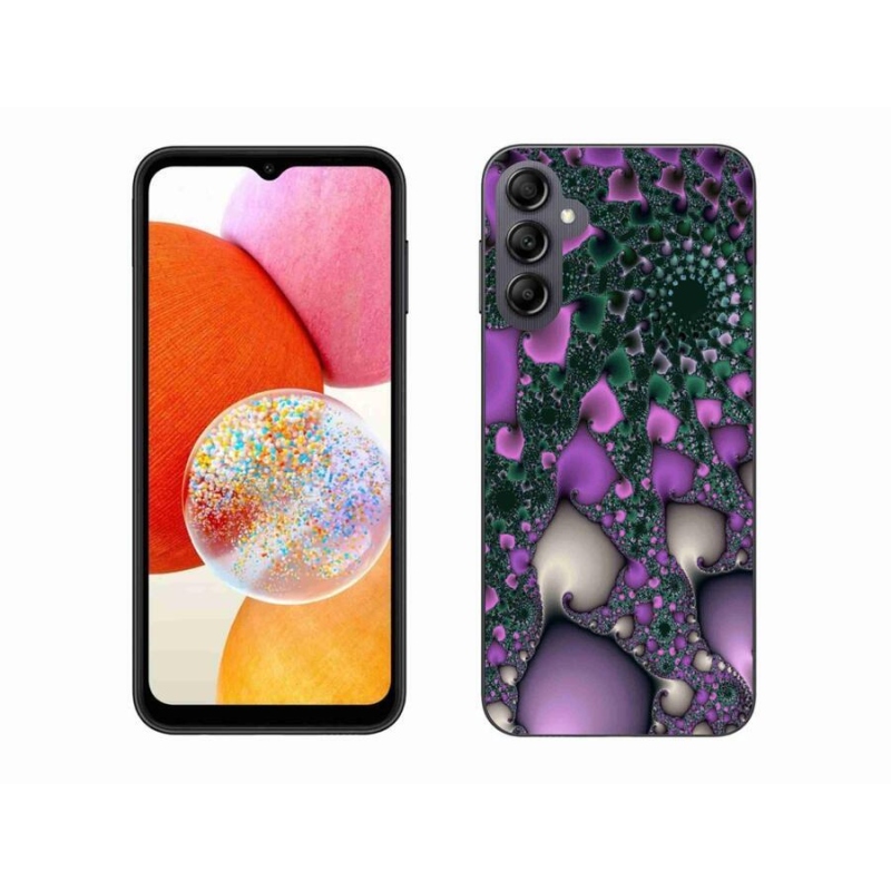 Gelový kryt mmCase na mobil Samsung Galaxy A14 4G/5G - abstrakt 7