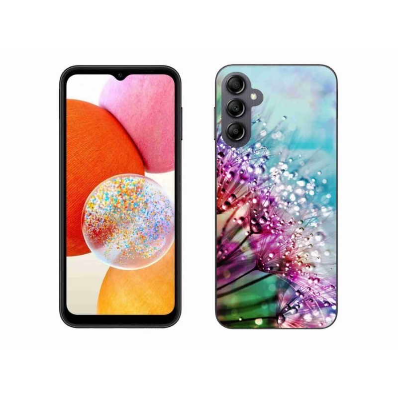 Gelový kryt mmCase na mobil Samsung Galaxy A14 4G/5G - barevné květy
