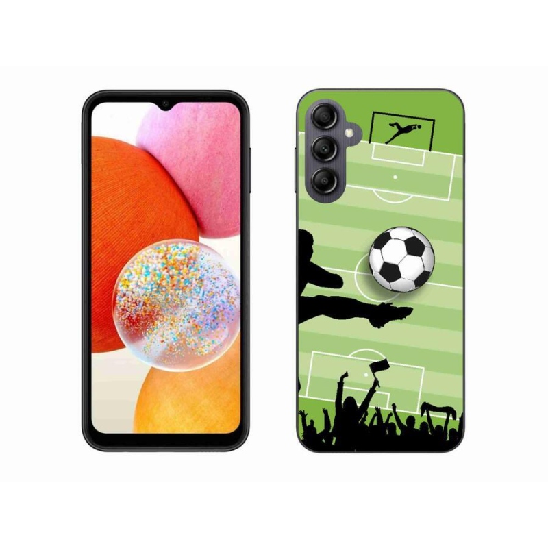 Gelový kryt mmCase na mobil Samsung Galaxy A14 4G/5G - fotbal 3